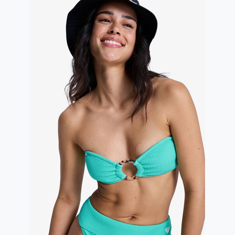 Maudymosi kostiumėlio viršus ROXY Sunshine Bandeau katydid 6