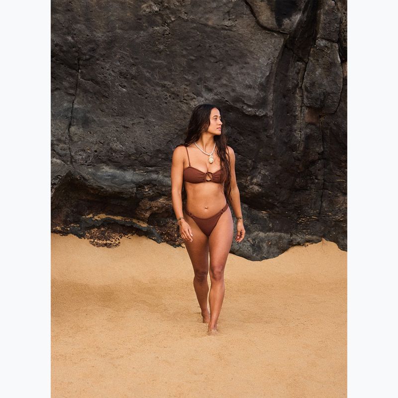Maudymosi kostiumėlio viršus ROXY Sunshine Bandeau cappuccino 10