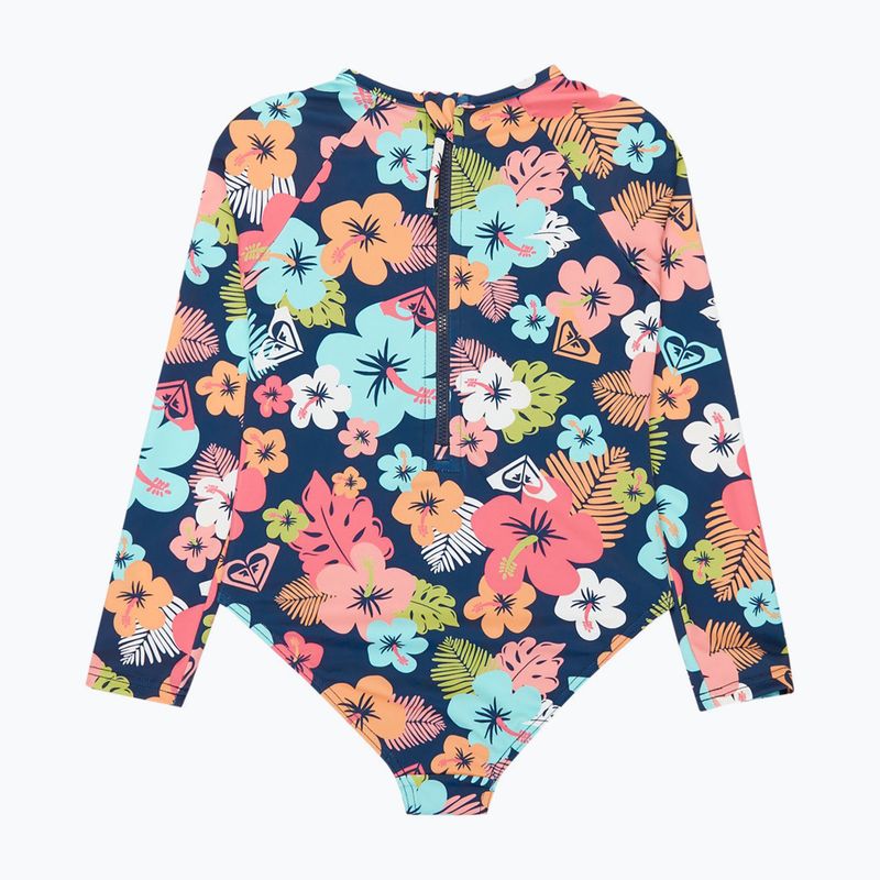 Vaikiškas vientisas maudymosi kostiumėlis ROXY Morning Flower Onesie mood indigo morning flowers 2