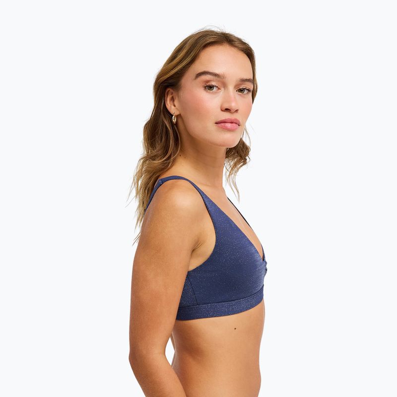 Maudymosi kostiumėlio viršus ROXY Paradise Wave Elongated Tri mood indigo 4