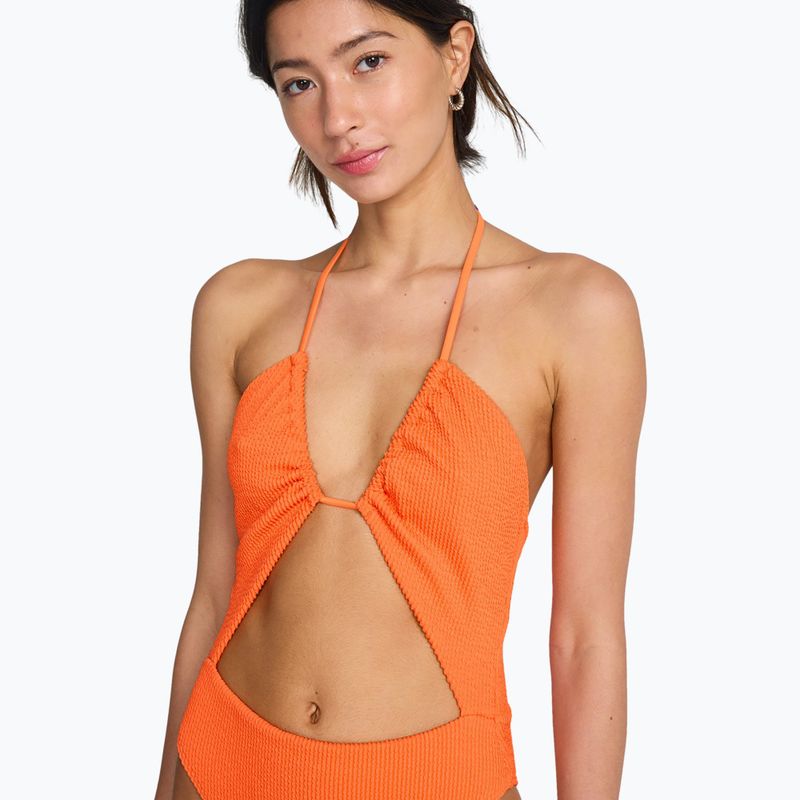 Moteriškas vientisas maudymosi kostiumėlis Billabong Summer High Salty One Piece fushion orange 5