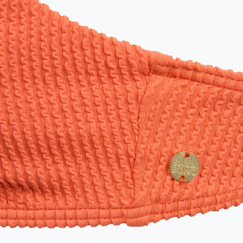 Maudymosi kostiumėlio viršus Billabong Summer High V Bralette fushion orange 3