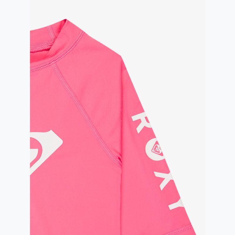 Vaikiški plaukimo marškinėliai ROXY Whole Hearted sangria sunset 3