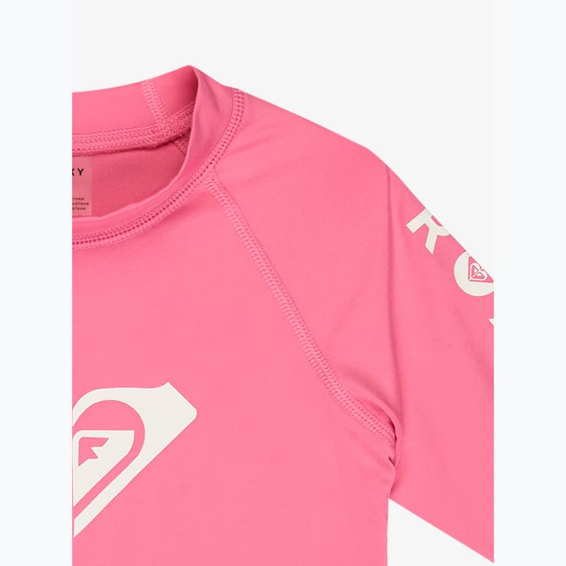 Vaikiški plaukimo marškinėliai ROXY Whole Hearted sangria sunset 3