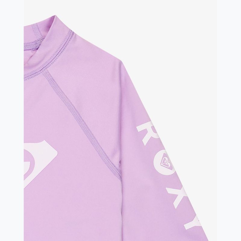 Vaikiški plaukimo marškinėliai ROXY Whole Hearted crocus petal 3