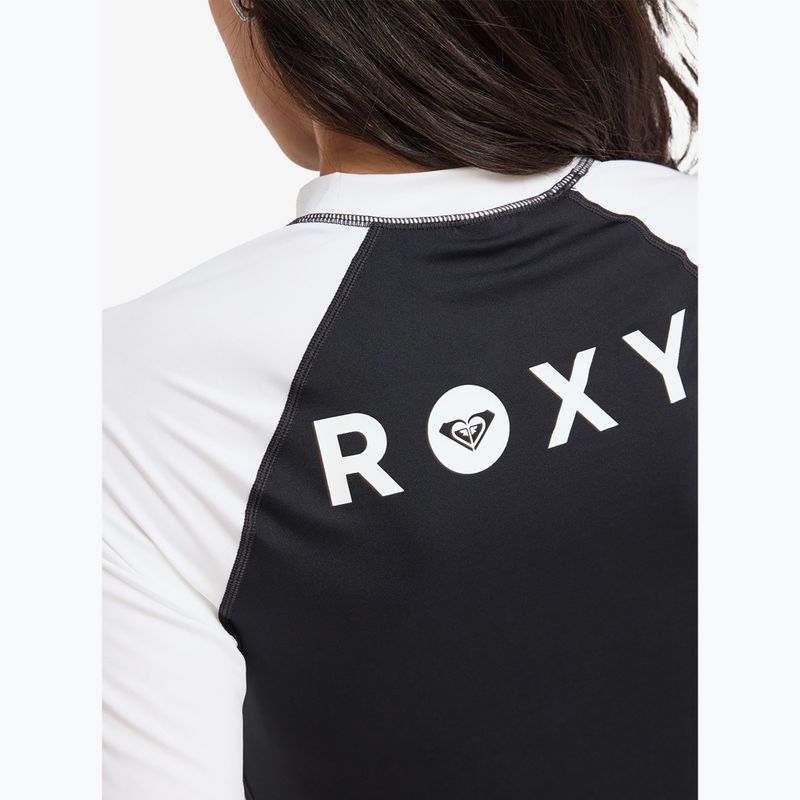 Moteriški plaukimo marškinėliai ROXY The Retro Essentials anthracite 8