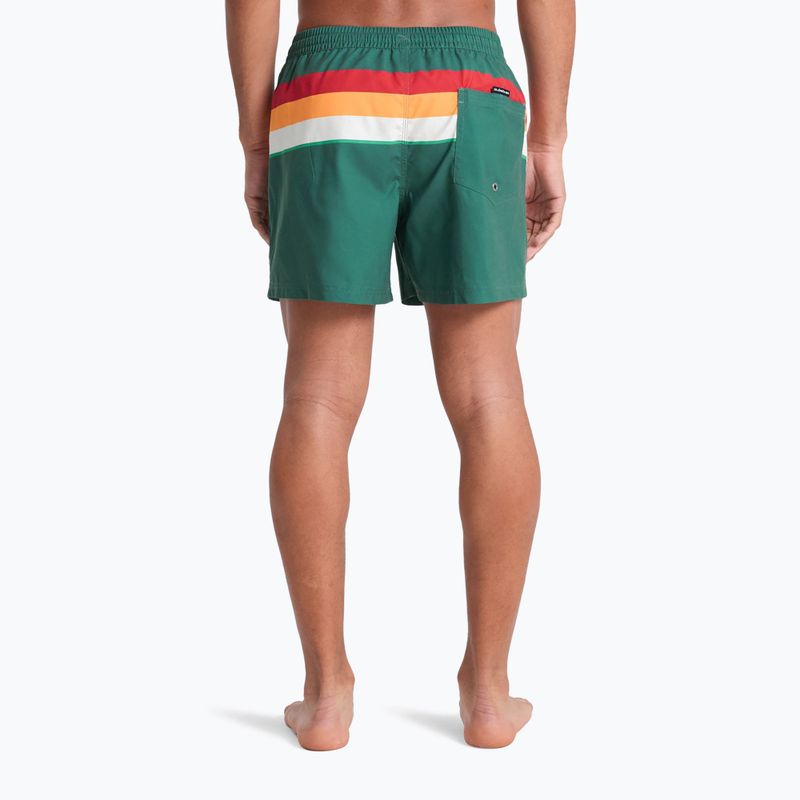 Vyriški maudymosi šortai Quiksilver Everyday Printed Volley 15" forest outside stripe 5