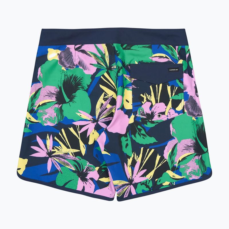Vyriški maudymosi šortai Quiksilver Surfsilk Scallop 18" dark navy interact floral 2