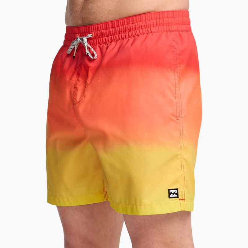 Vyriški maudymosi šortai Billabong All Day Fade Layback retro yellow 5