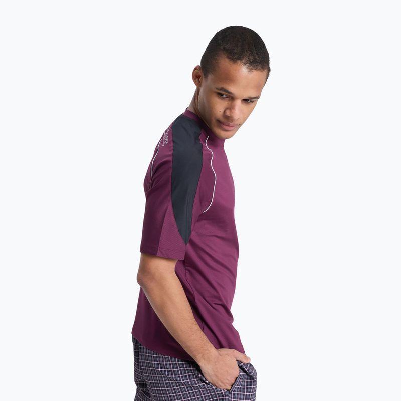 Vyriški plaukimo marškinėliai Quiksilver Mercury Americana Surf potent purple 3