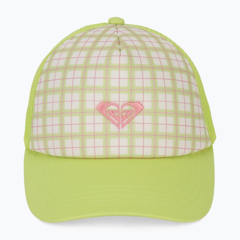 Moteriška kepurė su snapeliu ROXY Beautiful Morning cloud dancer swell plaid 2