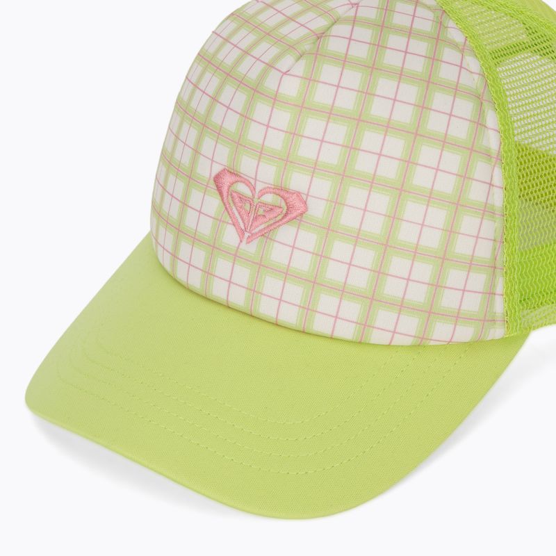 Moteriška kepurė su snapeliu ROXY Beautiful Morning cloud dancer swell plaid 3