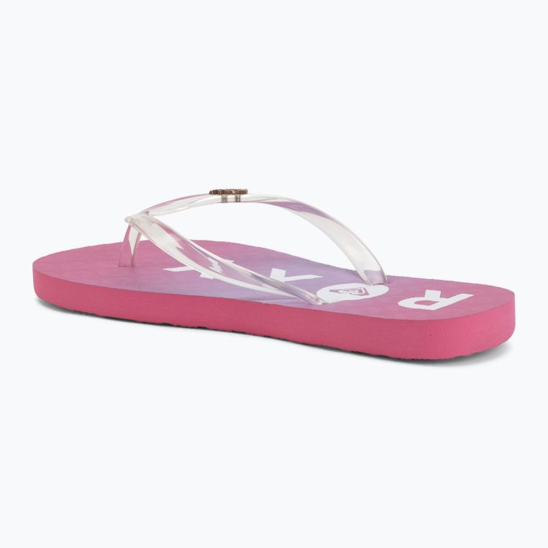 Vaikiškos šlepetės per pirštą ROXY Viva Jelly sangria sunset 3