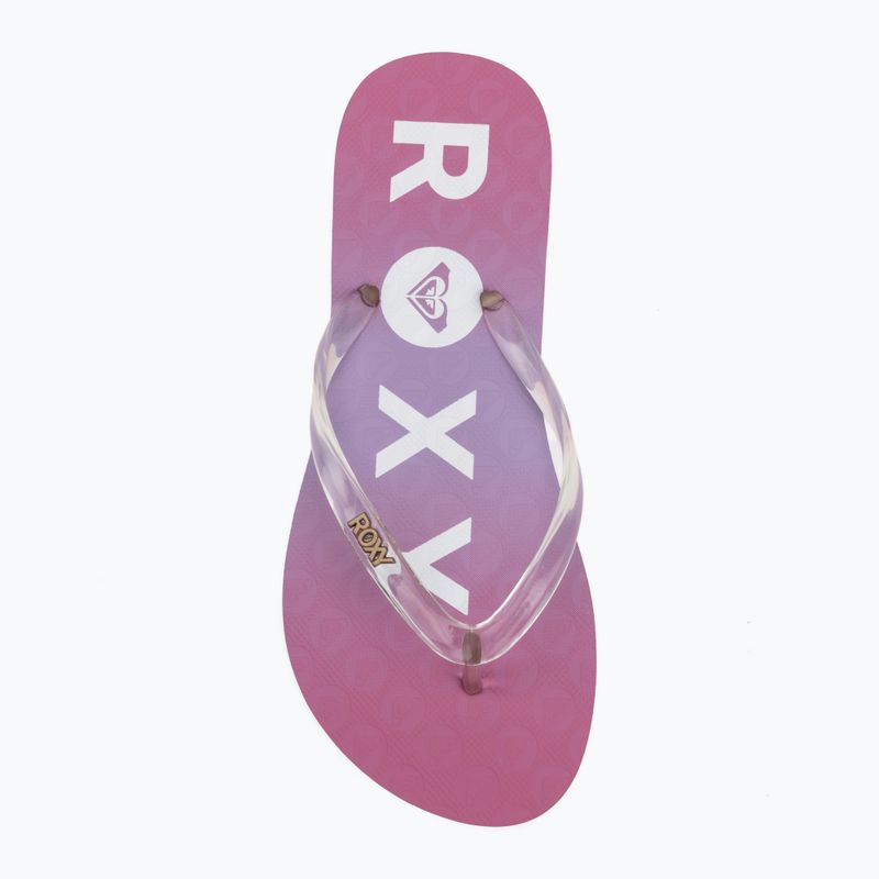 Vaikiškos šlepetės per pirštą ROXY Viva Jelly sangria sunset 5