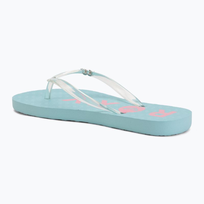 Vaikiškos šlepetės per pirštą ROXY Viva Jelly aqua splash 3