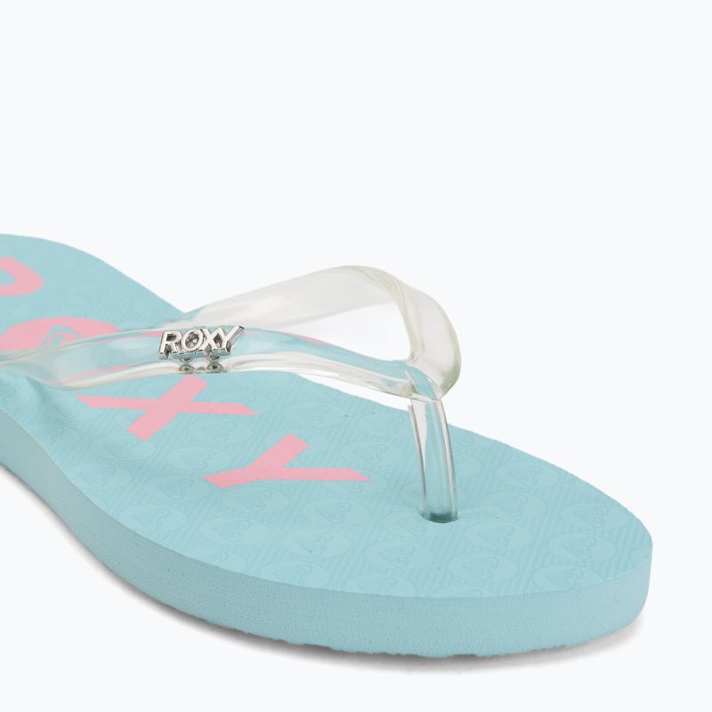 Vaikiškos šlepetės per pirštą ROXY Viva Jelly aqua splash 7