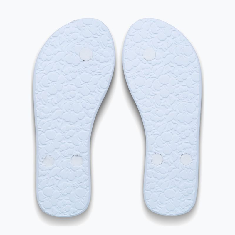 Moteriškos šlepetės per pirštą ROXY Sandy III white multi 1 3