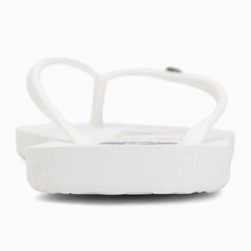 Moteriškos šlepetės per pirštą ROXY Sandy III white multi 1 6