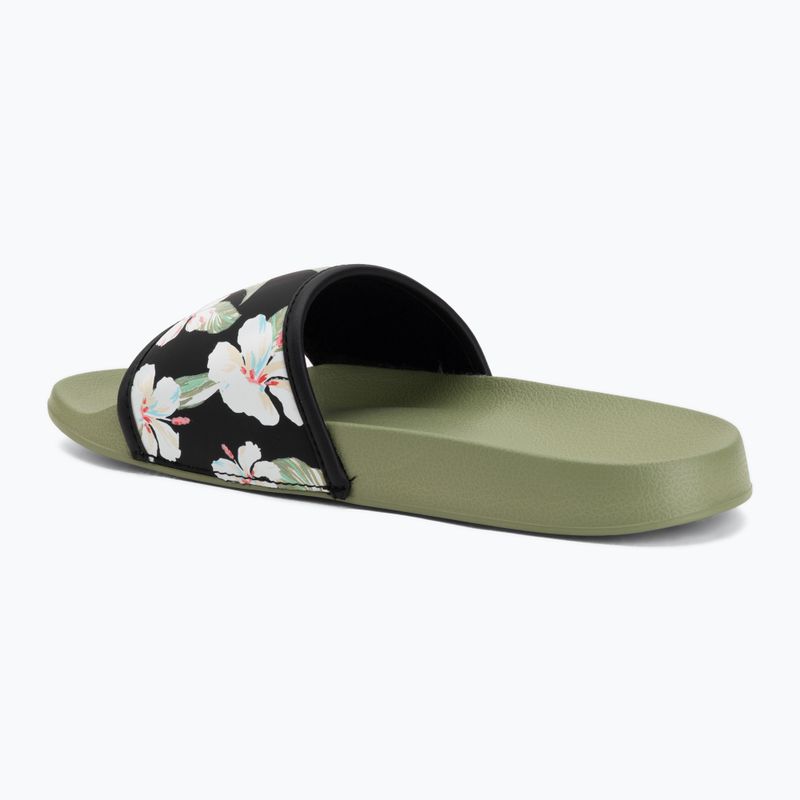 Moteriškos šlepetės ROXY Slippy IV oil green 3