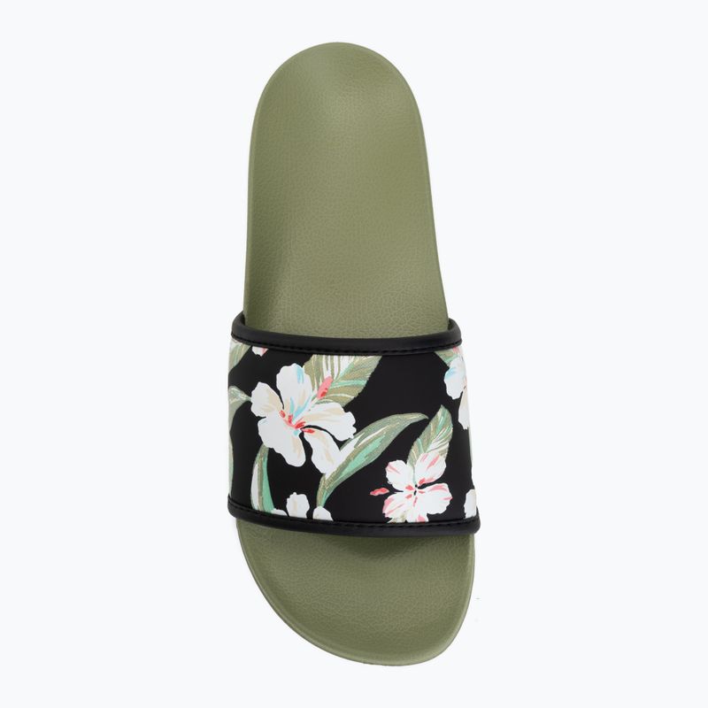 Moteriškos šlepetės ROXY Slippy IV oil green 5