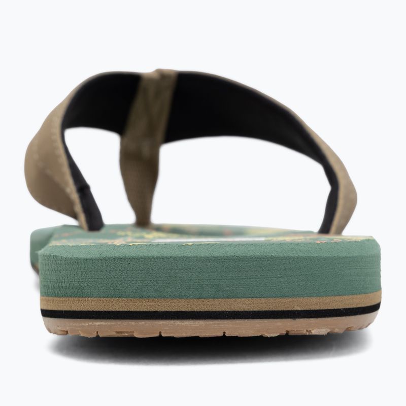 Vaikiškos šlepetės per pirštą Billabong All Day Impact Print moss green 6