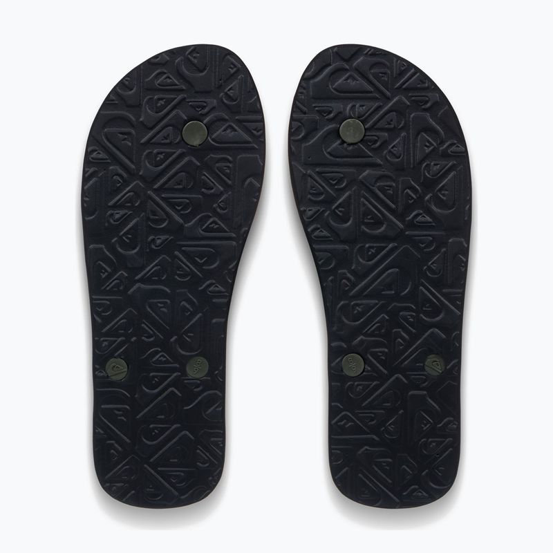 Vyriškos šlepetės per pirštą Quiksilver Molokai Recycled grape leaf 5