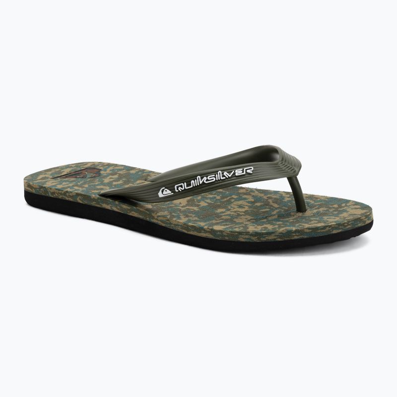 Vyriškos šlepetės per pirštą Quiksilver Molokai Recycled grape leaf