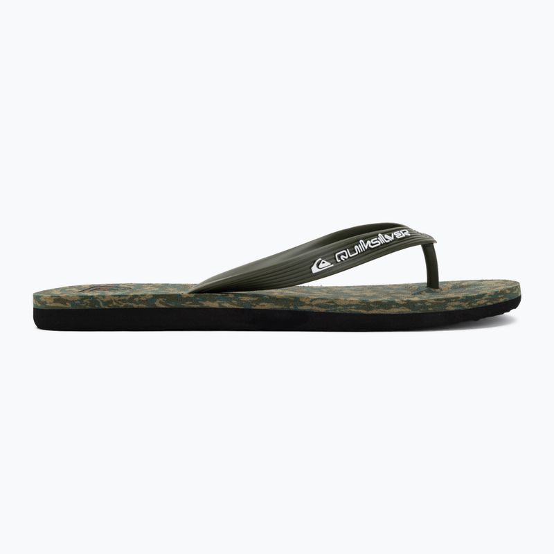 Vyriškos šlepetės per pirštą Quiksilver Molokai Recycled grape leaf 2