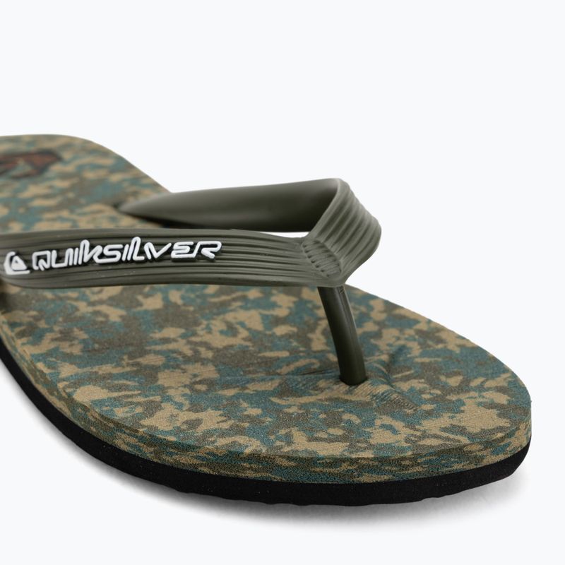Vyriškos šlepetės per pirštą Quiksilver Molokai Recycled grape leaf 7