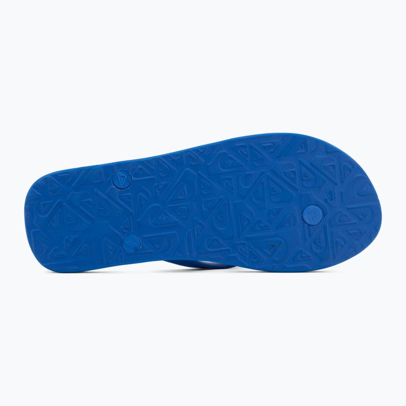 Vyriškos šlepetės per pirštą Quiksilver Molokai Screen dark navy 4