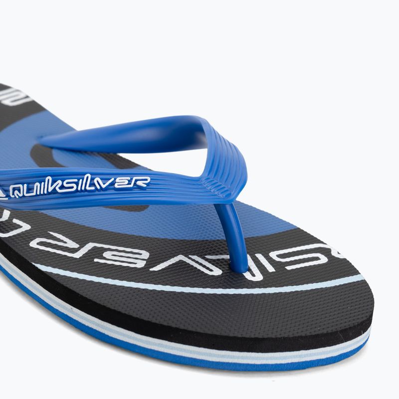 Vyriškos šlepetės per pirštą Quiksilver Molokai Screen dark navy 7
