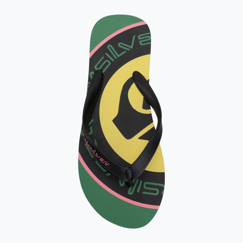 Vyriškos šlepetės per pirštą Quiksilver Molokai Screen leprechaun 5