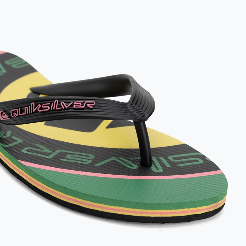 Vyriškos šlepetės per pirštą Quiksilver Molokai Screen leprechaun 7