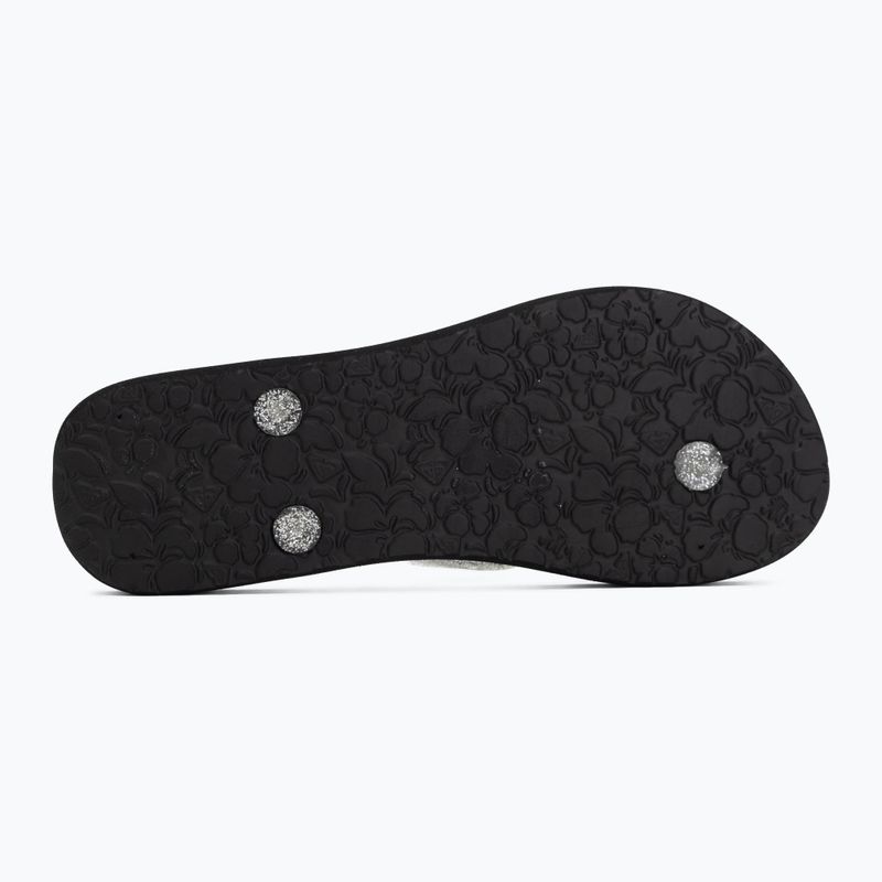 Vaikiškos šlepetės per pirštą ROXY Lulu IV black multi 1 4
