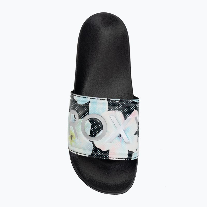 Moteriškos šlepetės ROXY Slippy II Printed black multi 1 5
