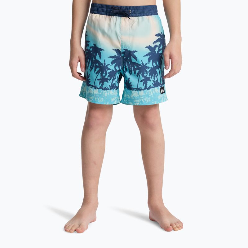 Vaikiški maudymosi šortai Quiksilver Everyday Printed Volley 14" aqua thermotropics 3