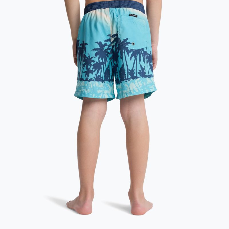 Vaikiški maudymosi šortai Quiksilver Everyday Printed Volley 14" aqua thermotropics 4