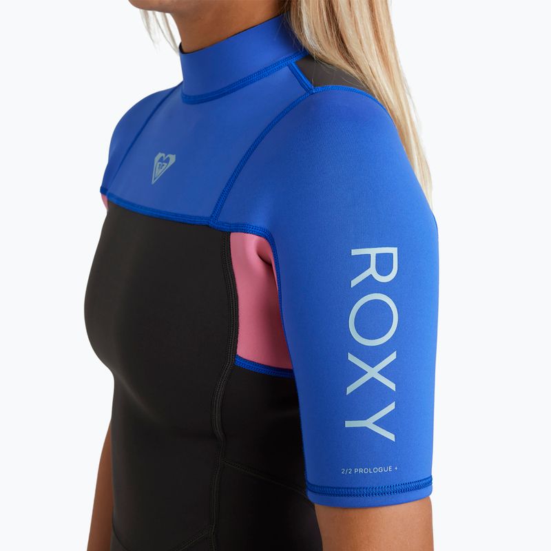 Moteriškas plaukimo hidrokostiumas ROXY 2/2 mm Prologue+ SS Springsuit Flock cobalt 7