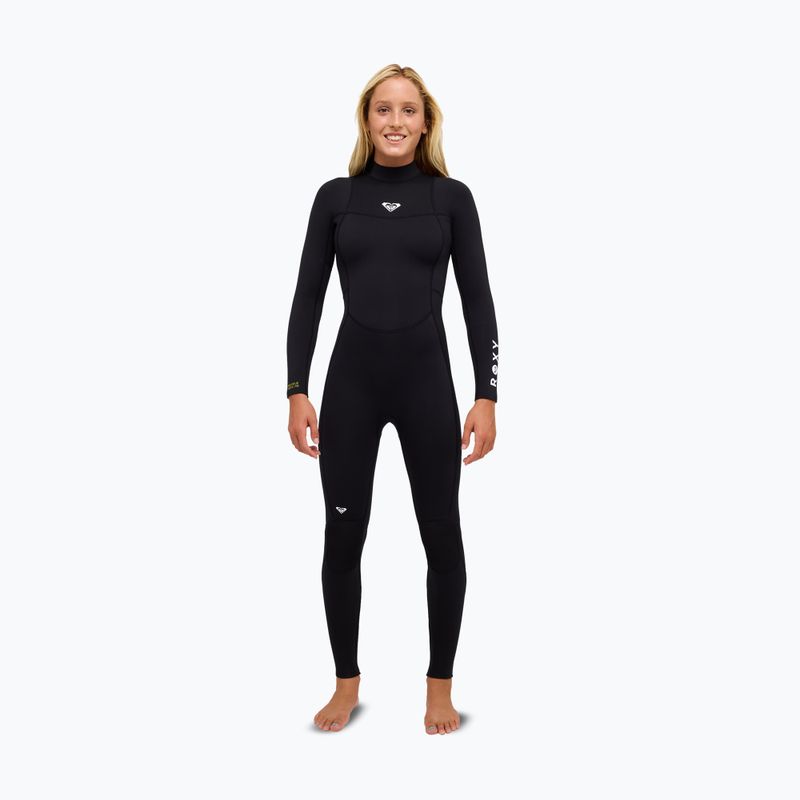 Moteriškas plaukimo kostiumas Pianka ROXY 3/2 mm SR School/Rental Back Zip black 2