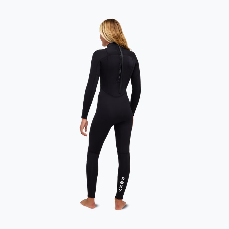 Moteriškas plaukimo kostiumas Pianka ROXY 3/2 mm SR School/Rental Back Zip black 3