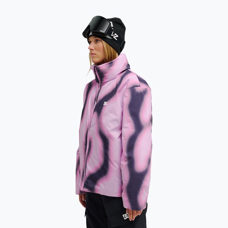 Moteriška snieglenčių striukė DC Aura Puffer 10K offscale lilac 3