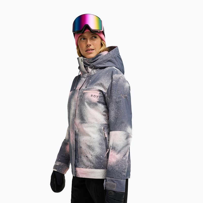 Moteriška snieglenčių striukė ROXY Brylee shark frostbite 3