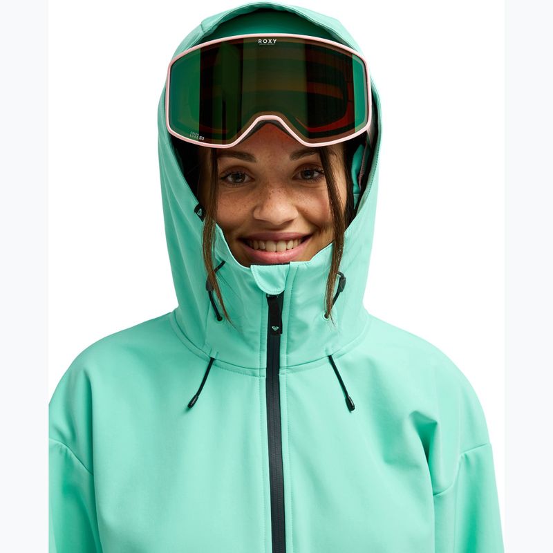Moteriška snieglenčių striukė ROXY Frostbliss Softshell Overhead opal 6