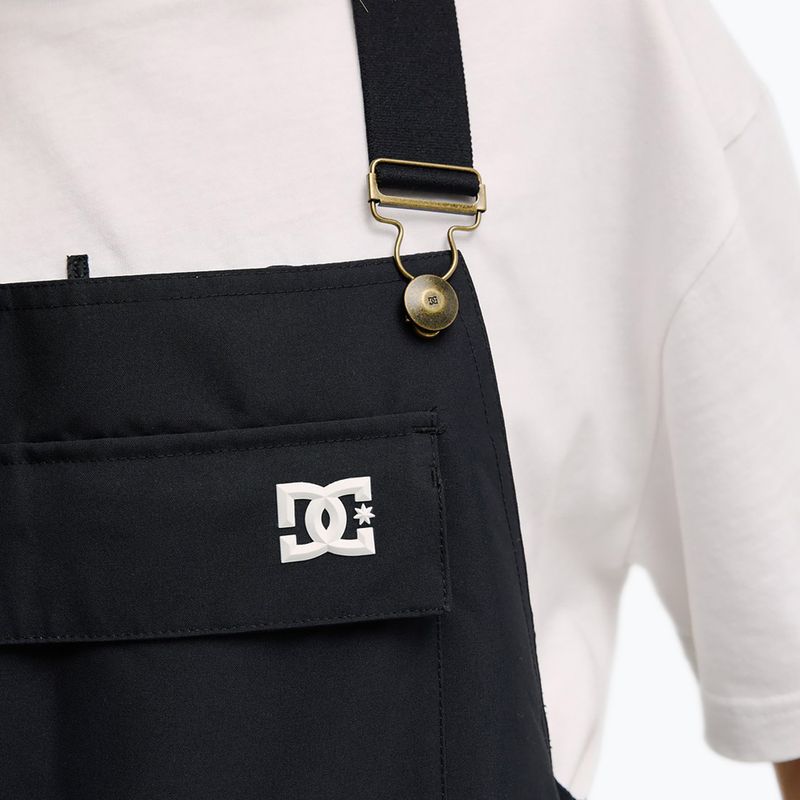 Moteriškos snieglenčių kelnės DC Valiant Bib Pt black 5