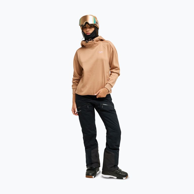 Moteriškas snieglenčių sporto džemperis ROXY Liberty Hoodie cafe au lait 2
