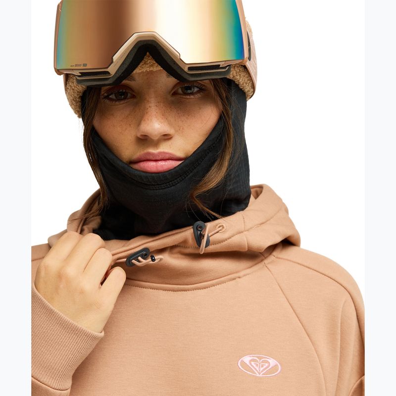 Moteriškas snieglenčių sporto džemperis ROXY Liberty Hoodie cafe au lait 5