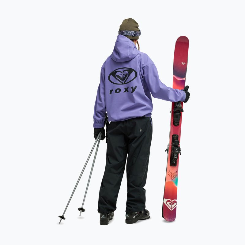 Moteriška snieglenčių striukė ROXY Frostbliss Softshell Overhead twilight purple 5