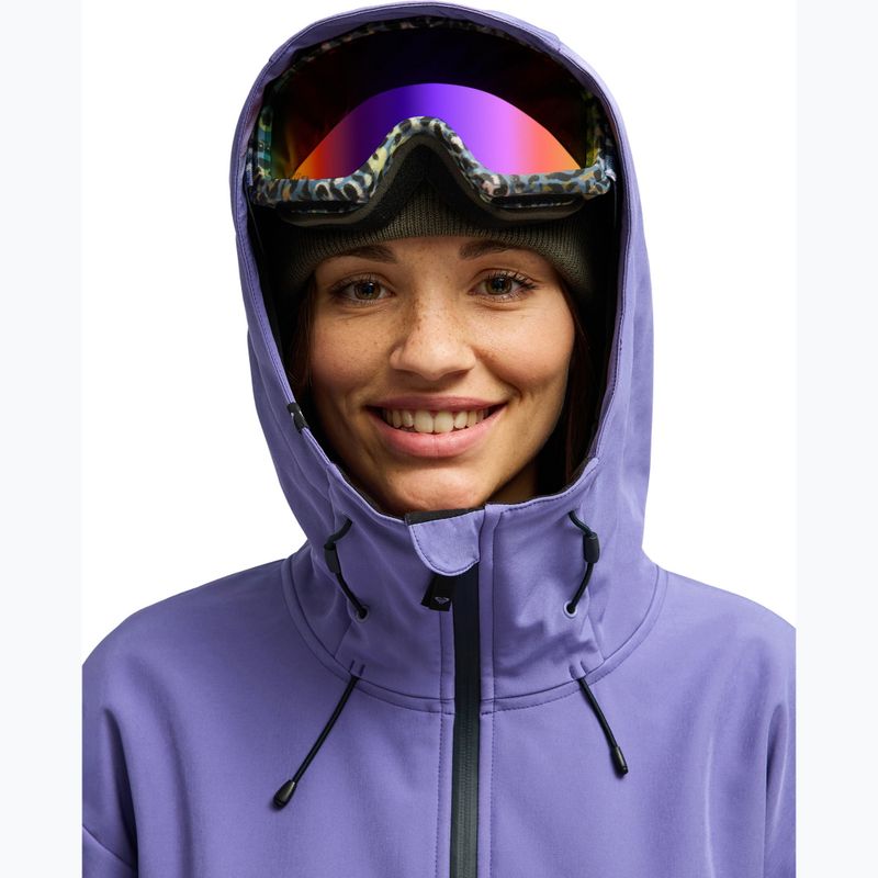 Moteriška snieglenčių striukė ROXY Frostbliss Softshell Overhead twilight purple 6