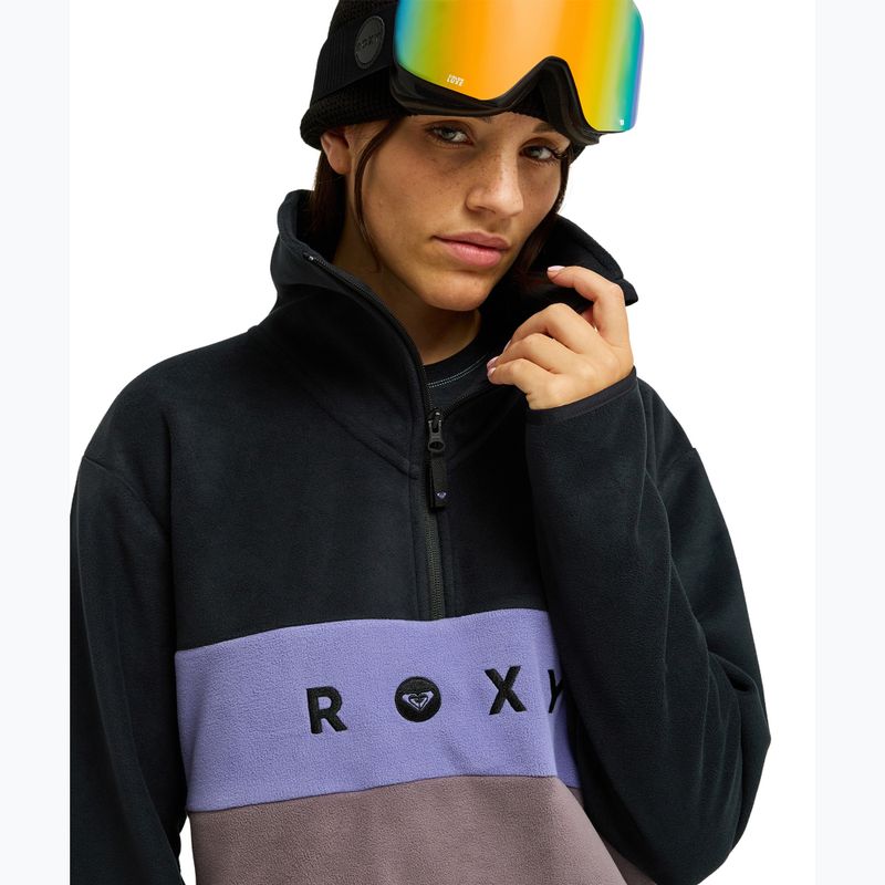 Moteriškas flisinis džemperis ROXY Icedrift Layer true black 5