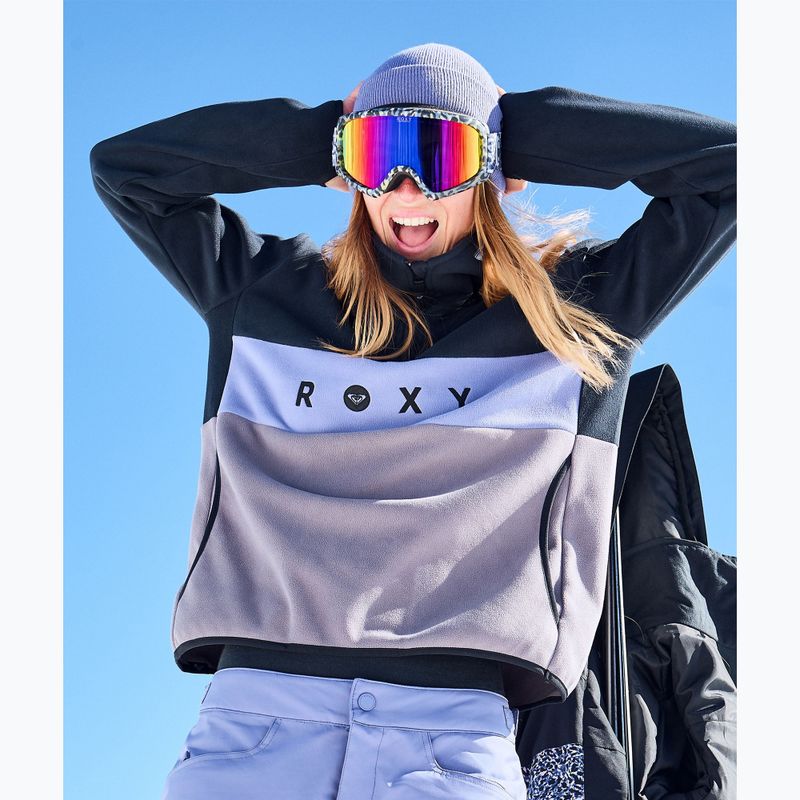 Moteriškas flisinis džemperis ROXY Icedrift Layer true black 8